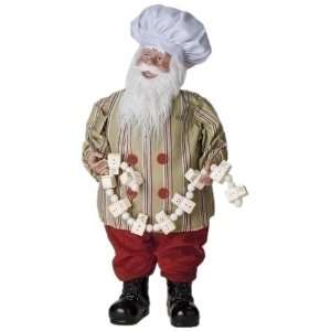  Roman 24 1/2 Inch Tall Baking Santa holding a marshmellow 