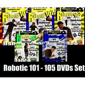  Robotic DVDs Set. Get 5 how to Robot Dance Training DVDs 