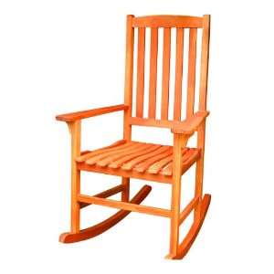   V397 Outdoor FSC Ecalyptus Wood Rocking Chair Patio, Lawn & Garden