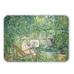  Woman Painting in a Landscape, 1900 10 (oil   Mouse Mat 