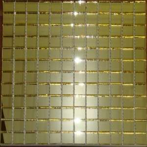 Mirror Glass Tile Mosaic Kitchen Bathroom Gold P70  
