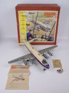 Rare Schuco Electro Radiant 5600 BOAC Airplane Tin Toy  