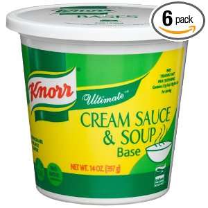Knorr Ultimate Cream Sauce & Soup Base, 14 Ounce Tubs (Pack of 6 