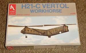   Craft 1/72 Vertol H21 C Workhorse Helicopter   Factory Sealed Kit