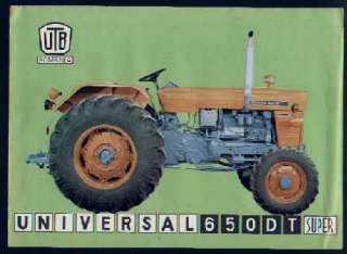 UTB Romania Universal 650 DT Super Tractor Brochure  