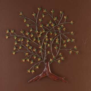 Autumn Tree Wall Art 3D Metal Sculpture Decor GA1913R 037732019130 