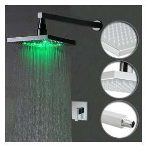   Changing LED Shower Faucet with 8 inch Shower Head