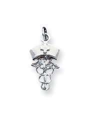 Sterling Silver Nurse Symbol Charm   JewelryWeb