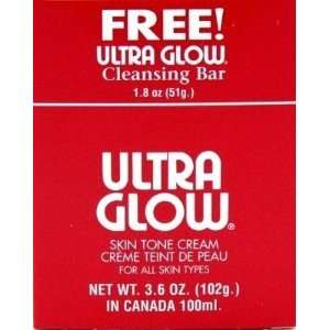  Ultra Glow Skin Tone Cream (Regular) 3.6 oz. Jar (3 Pack 