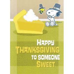  Peanuts Snoopy Thanksgiving Card Happy Thanksgiving to 