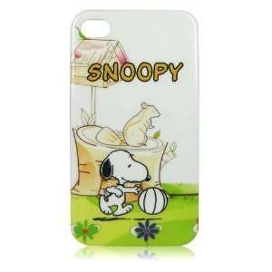 Lifelike Vivid Snoopy Pattern Plastic Protective Hard Phone Case Skin 