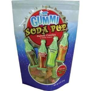 Sour Gummi Soda Pop Bag 5oz 12 Count Grocery & Gourmet Food