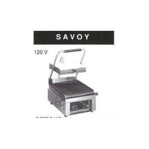  Equipex SAVOY S 120V Single Panini Grill   Smooth Top 