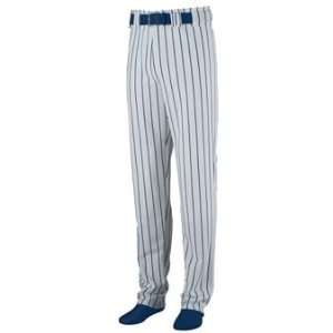  Striped Open Bottom Baseball/Softball Pants   SMALL   NAVY 