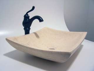 New Bath Marble Vessel Sink & Oil Rubbed Bronze Faucet  