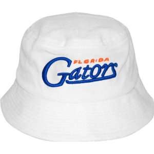  Florida Gators White Bucket Hat
