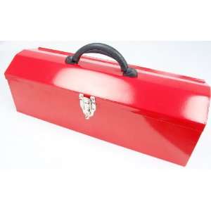  Grandpas Classic Red Metal Tool Box   19 Long with 