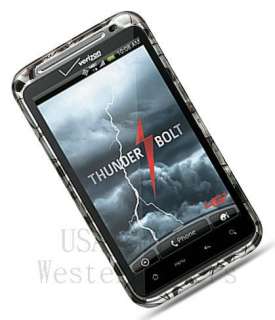 HTC THUNDERBOLT PHONE ACCESSORY HARD CASE COVER SKULL  