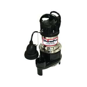  StormPro 1/3 HP Cast Iron Stainless Steel Sump Pump w/ ION 