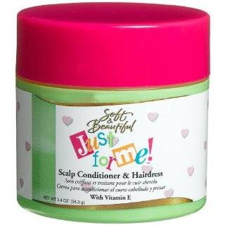 Just For Me Scalp Conditioner & Hairdress, 3.4 Ounce Jars (Pack of 6)