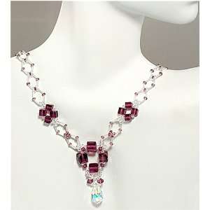  Fancy Valentine Swarovski Crystal Jewelry Gift Necklace. 3 