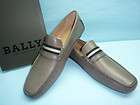 nib bally wabler cenere size 12 loafers drivers dress shoes