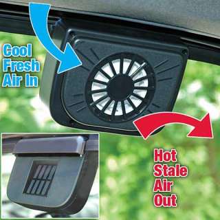 Auto Cool Solar Powered Ventilation System   Keeps Your Car Cool and 