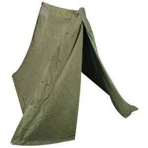   Half Tent Tarpaulin   77 x 60, Canvas Construction