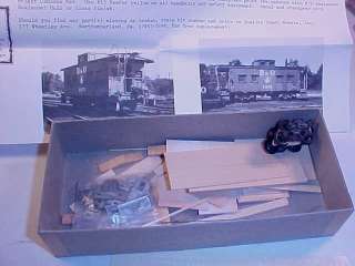 complete wood kit with detail parts. Box is excellent condition.
