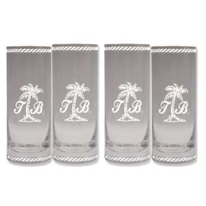 Ambiance Collections Tommy Bahama Cooler Glasses, Set of 4  