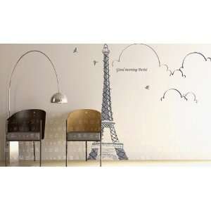  Removerble Wall Décor Stickers  Eiffel Tower(40 X 135mm 