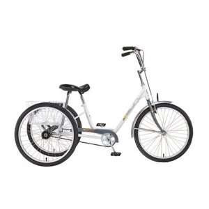  Sun Bicycles Traditional 24 Trike Sun Adult Wht 24 Aly Whl 