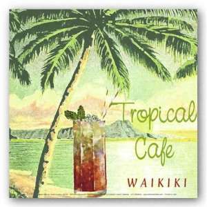  Tropical Cafe Poster Print