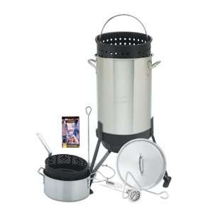    Quart, Nonstick, Professional Turkey Fryer Set Patio, Lawn & Garden