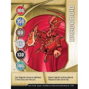  BAKUGAN NEW LOOSE METAL CARD DRAGONOID Toys & Games