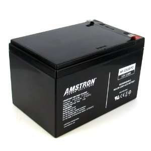   Amstron 12V/12AH Sealed Lead Acid Battery w/ F2 Terminal Electronics