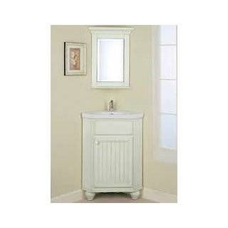 Fairmont Corner Bathroom Vanity 126 CV26. 26 W x 17 1/2 D x 36 H 