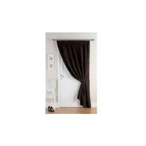 Velvet Energy Saver Thermal Door Curtain  BROWN  (CTB113284) [Kitchen 