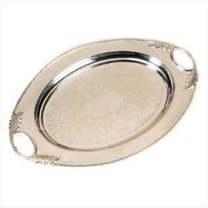  SILVER OVAL SERVING TRAY