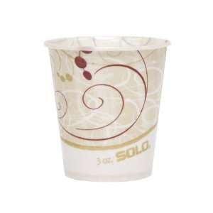 Solo R3SYM 3 Oz. Symphony Waxed Paper Cold Cups (3000)  