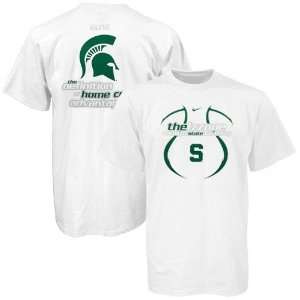   Nike Michigan State Spartans White Izzone T shirt